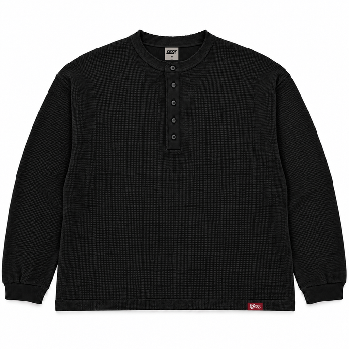 BEST WAFFLE HENLEY - BLACK