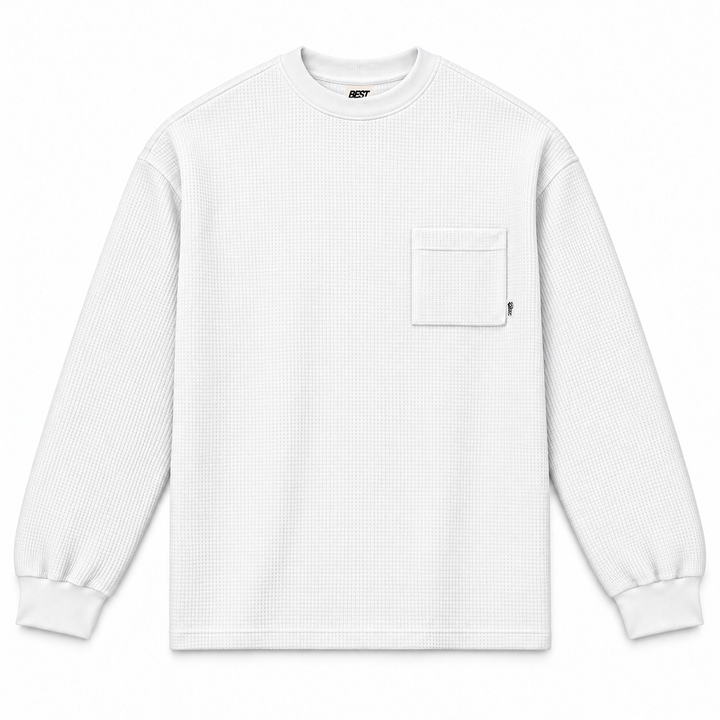 BEST POCKET WAFFLE - WHITE