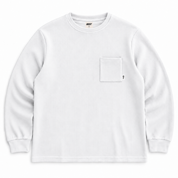BEST POCKET WAFFLE - WHITE